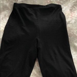 Black maternity leggings
